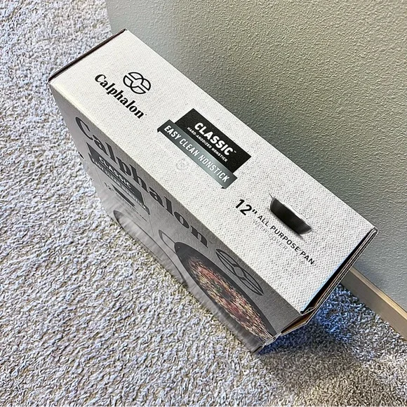 Calphalon Classic Hard-Anodized Nonstick 12” All Purpose Pan w/ Cover LIKE NEW - Picture 3 of 15